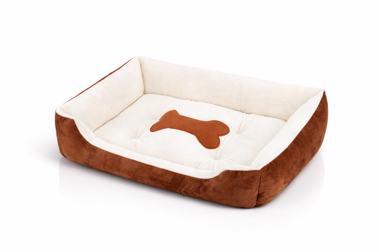 Cama Acolchoada Premium para Cães – Conforto Quente e Macio