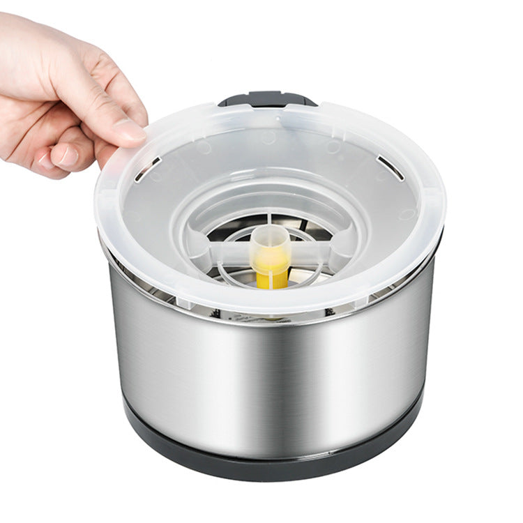 Fonte de Água Automática em Inox para Cães e Gatos – Silenciosa e Higiénica