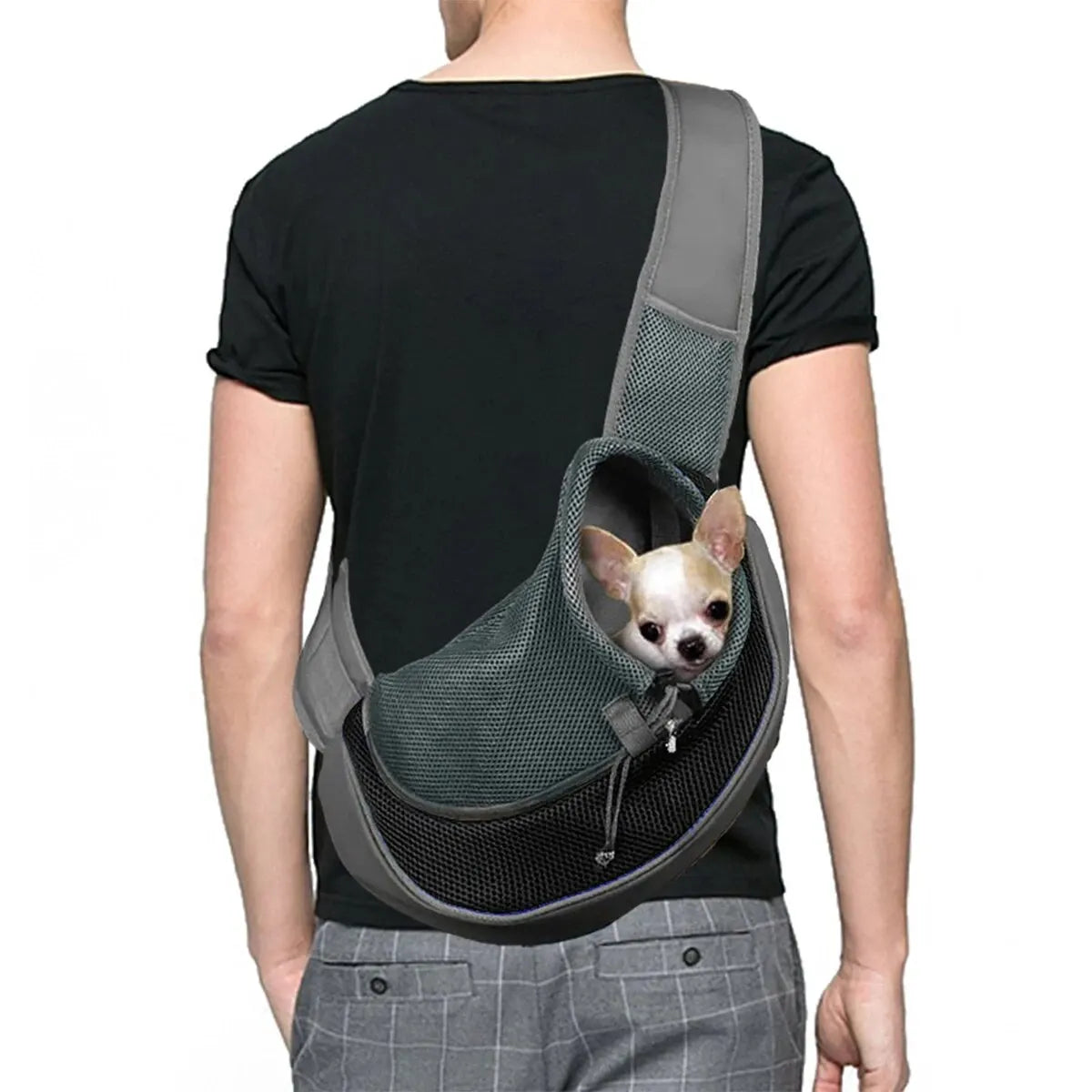 Mochila Transportadora para Cães e Gatos – Confortável e Respirável