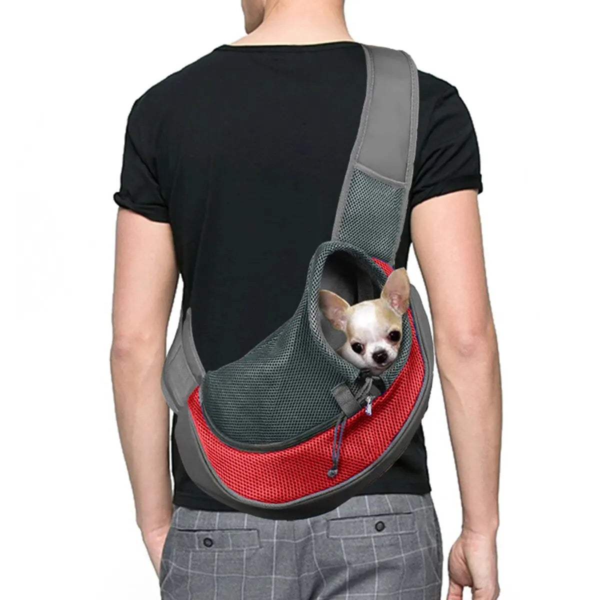 Mochila Transportadora para Cães e Gatos – Confortável e Respirável