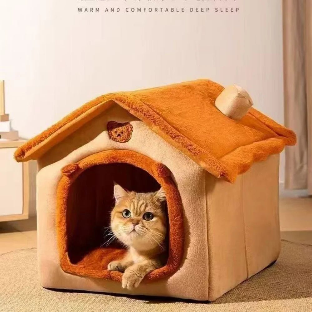 Cama Casinha para Cães Pequenos – Confortável e Lavável - DogCare.pt