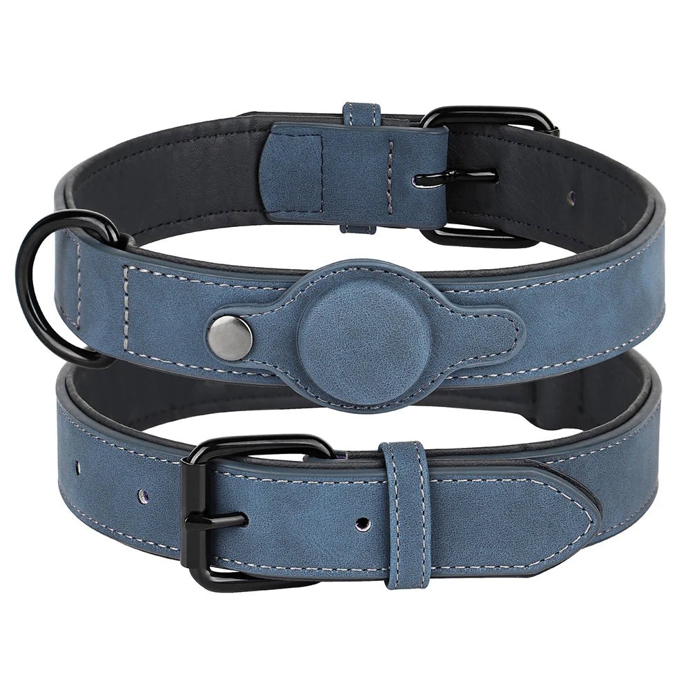 Coleira Ajustável para Cães com Suporte para Localizador – Conforto e Resistência - DogCare.pt