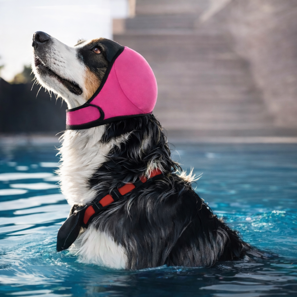 Touca Protetora Anti vento e Impermeável para Cães