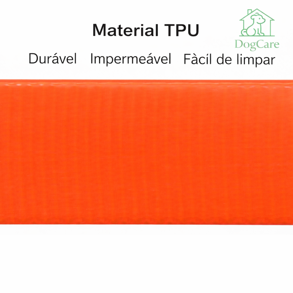 Coleira Impermeável para Cães em TPU – Ajustável e Fácil de Limpar