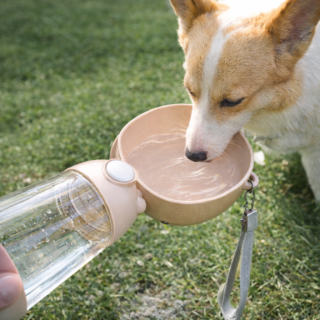 Garrafa Portátil para Cães – Água em Qualquer Lugar