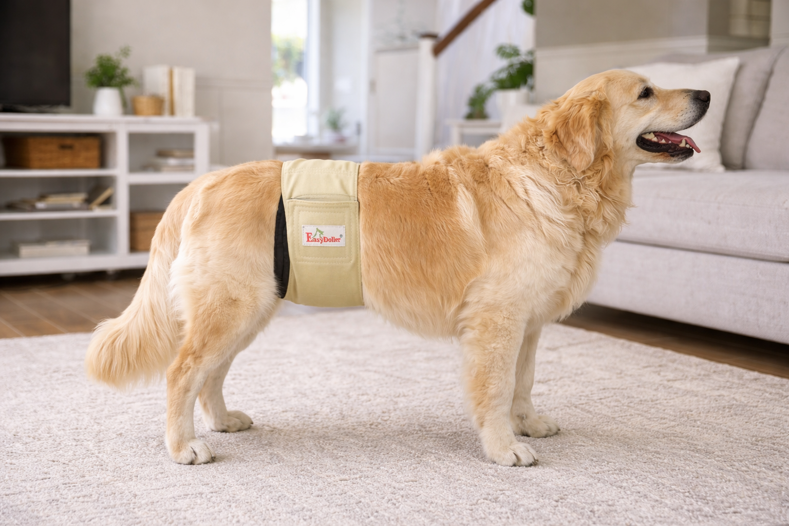Faixa Abdominal Lavável para Cães Machos – Uso Interior