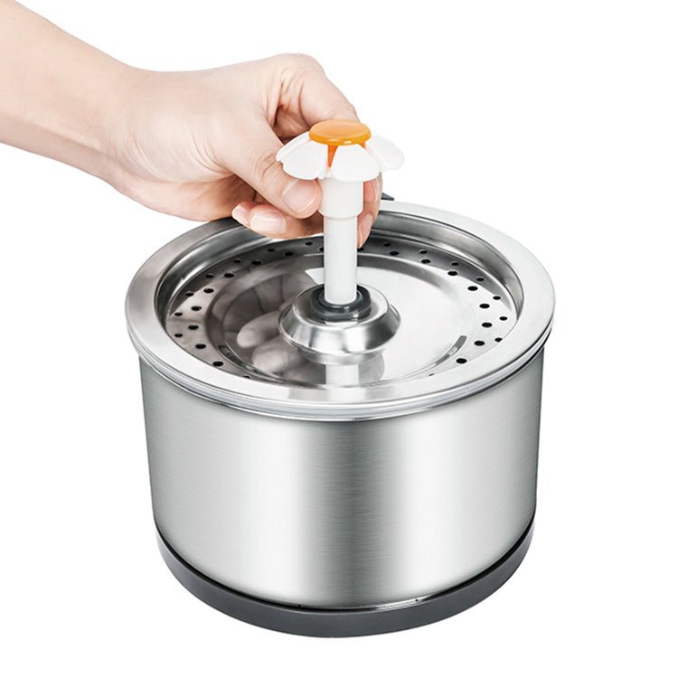Fonte de Água Automática em Inox para Cães e Gatos – Silenciosa e Higiénica - DogCare.pt