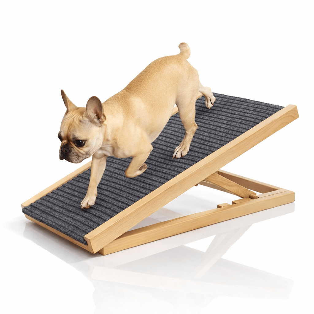 Rampa de Madeira Ajustável Antiderrapante para Cães - DogCare.pt